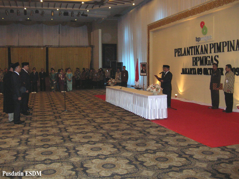 Kepala BP Migas Lantik Tiga Deputi